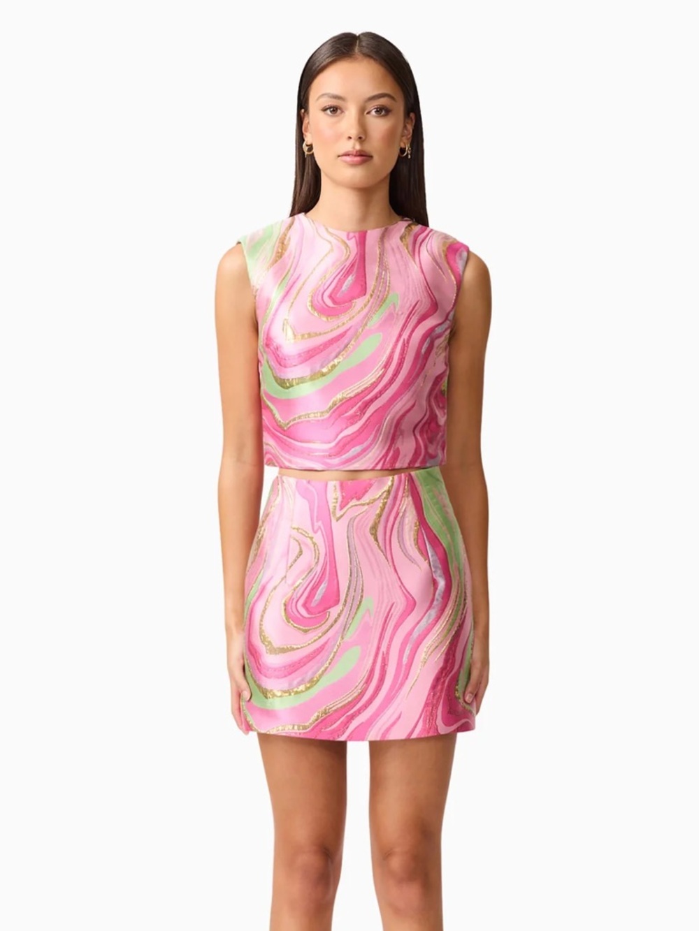 ELLIATT Mirella Top & Skirt Set in Pink
